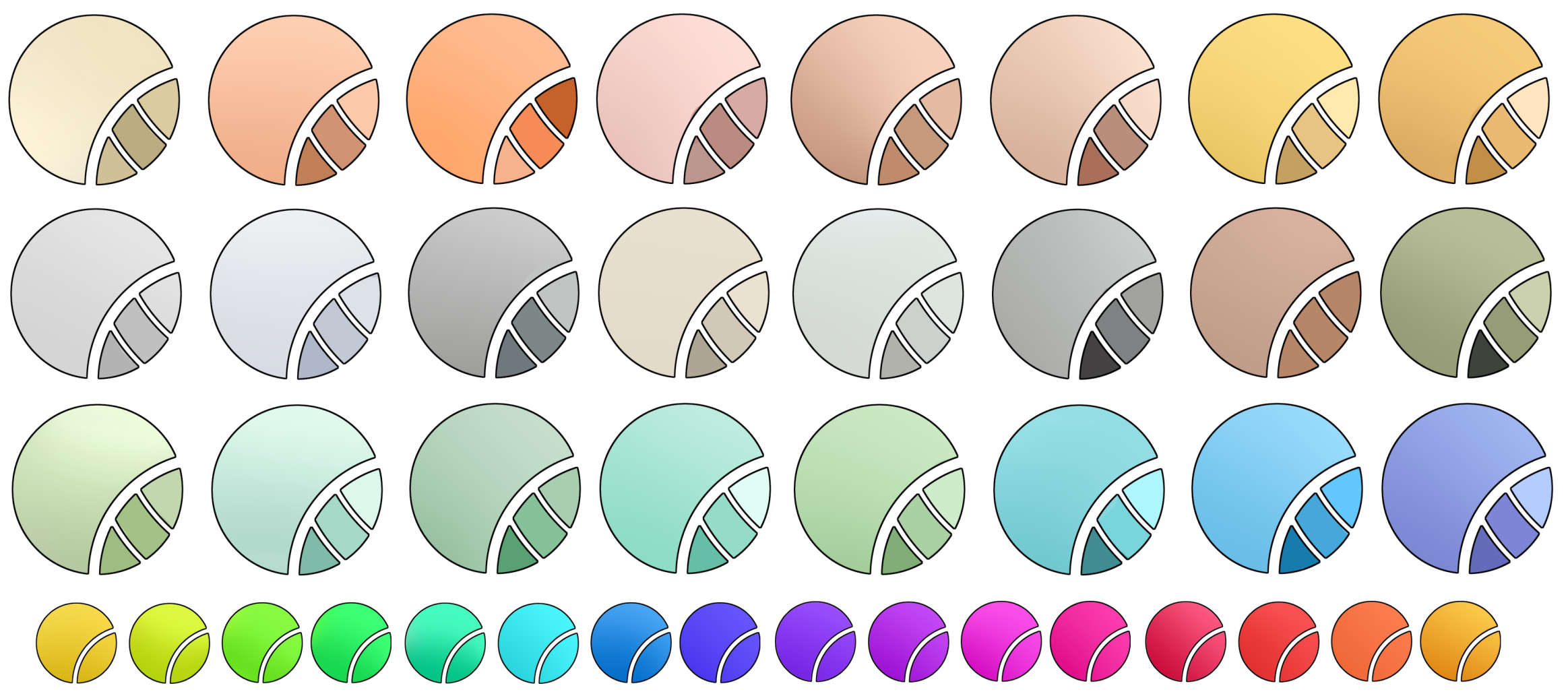 ALL COLOURS palette